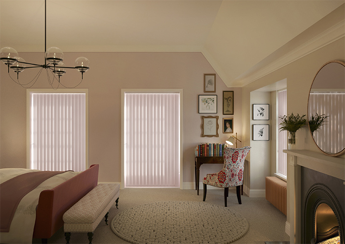 Shimmer (Blackout), Rose Gold - Vertical Blind - Image 9